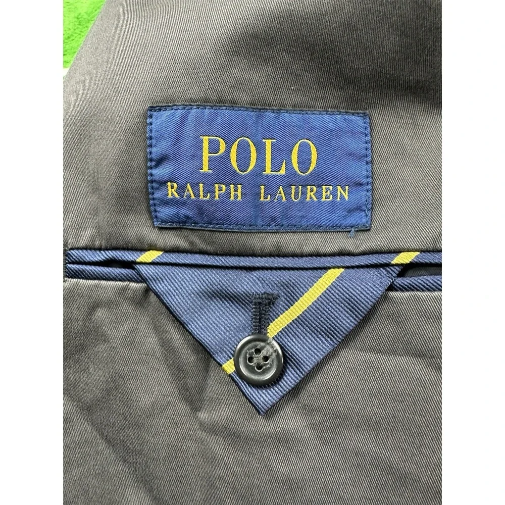 Polo Ralph Lauren‎ Gray Cotton Stretch Unstructured Men's Sportcoat Size M NWT